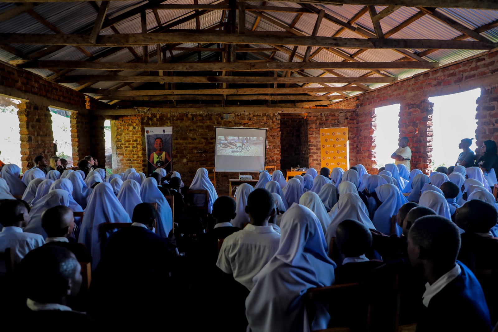 Students engaged in a Tai health education session